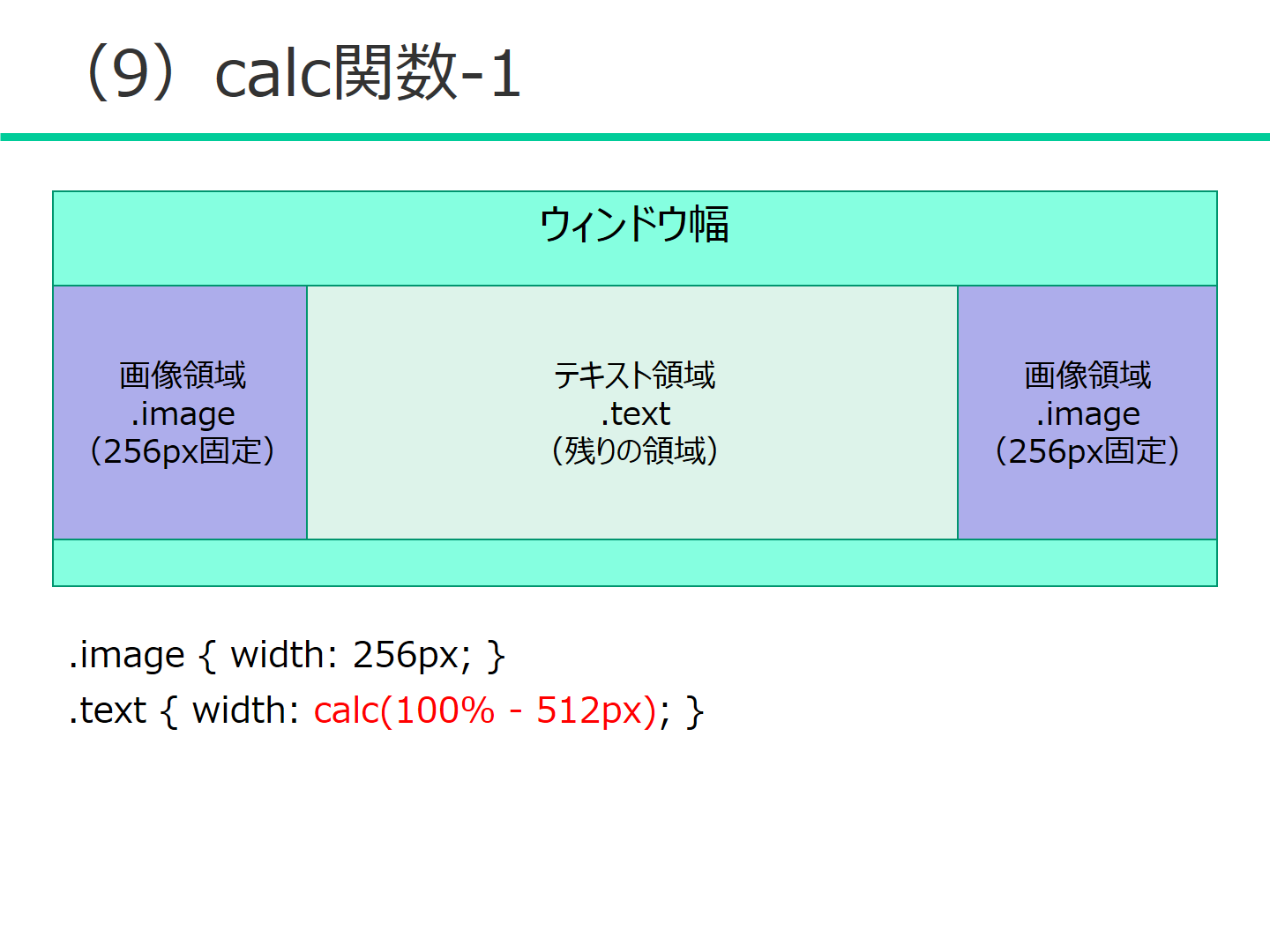 (9) calc関数